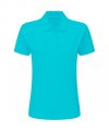 Dames Poloshirt SG50F Turquoise